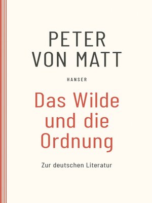 cover image of Das Wilde und die Ordnung